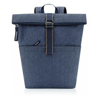 Rolovací batoh Reisenthel Rolltop backpack Herringbone dark blue