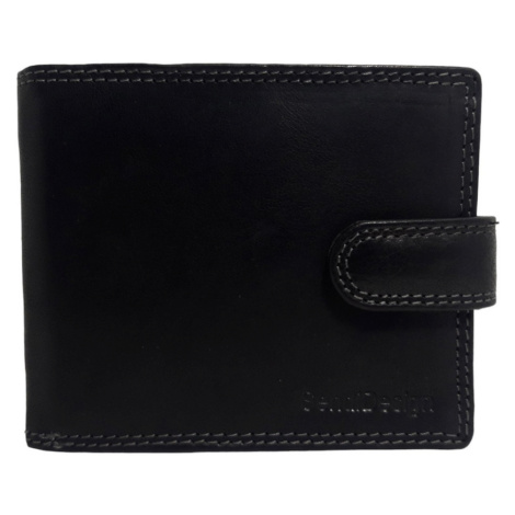 Pánská kožená peněženka SendiDesign Sweany Black Sendi Design