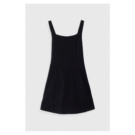 Dívčí šaty Abercrombie & Fitch černá barva, mini