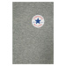Dětské bavlněné tričko Converse šedá barva, s potiskem