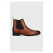 Kožené kotníkové boty Aldo Chambers pánské, hnědá barva, 13618308Chambers