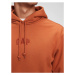 Mikina GAP logo fleece pocket hoodie Oranžová