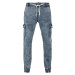 Pánské jeansy Denim Cargo Jogging Pants - light skyblue washed