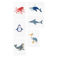 TATTonMe AR Set Ocean Animals tetování pro děti 3 y+ 6 ks