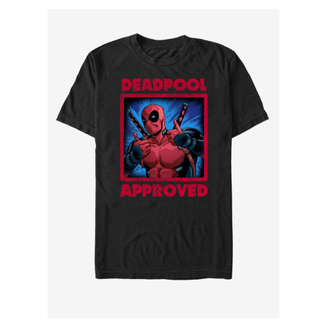 Černé unisex tričko Marvel Deadpool Approved ZOOT.FAN