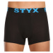 5PACK pánské boxerky Styx sportovní guma černé (5G9602)