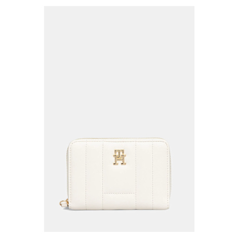 Peněženka Tommy Hilfiger dámská, béžová barva, AW0AW17476