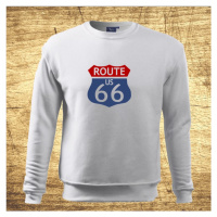 Mikina s motívom Route 66