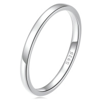 Minimalistický stříbrný prsten