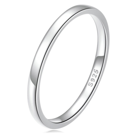 Minimalistický stříbrný prsten LOAMOER