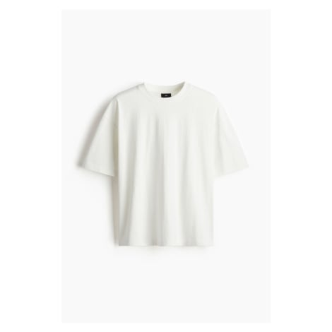 H & M - Bavlněné tričko Oversized Fit - bílá H&M