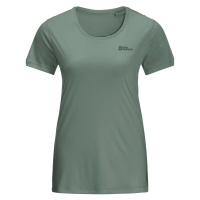 Jack Wolfskin Tech Tee W Zelená