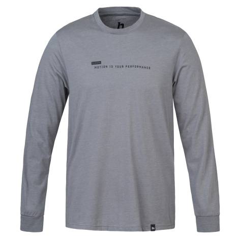 Hannah Kirk Pánské tričko s dlouhým rukávem 10035984HHX Steel gray
