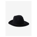 Černý dámský vlněný klobouk Pieces Navine