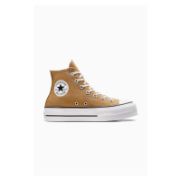 Kecky Converse Chuck Taylor All Star Lift dámské, béžová barva, A07210C