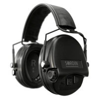 Elektronické chrániče sluchu Supreme Mil-Spec AUX SFA Sordin® – Černá