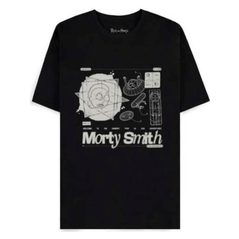 Rick And Morty Morty Smith Tričko černá
