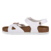 Birkenstock RIO WHITE CALZ S Bílá