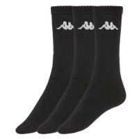 Kappa Dámské / Pánské ponožky, 3 páry (černá)