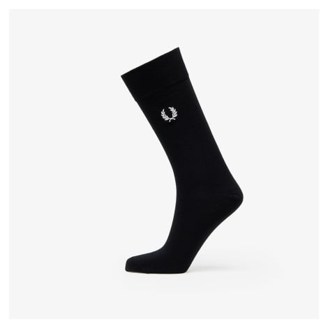 Ponožky FRED PERRY Classic Laurel Wreath Sock Black/ Snow White