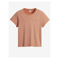 Levi's Oranžové dámské květované tričko Levi's® Baby Daisy - Dámské