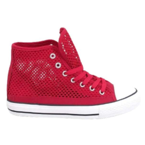 Inello 197280 děrované tenisky červené