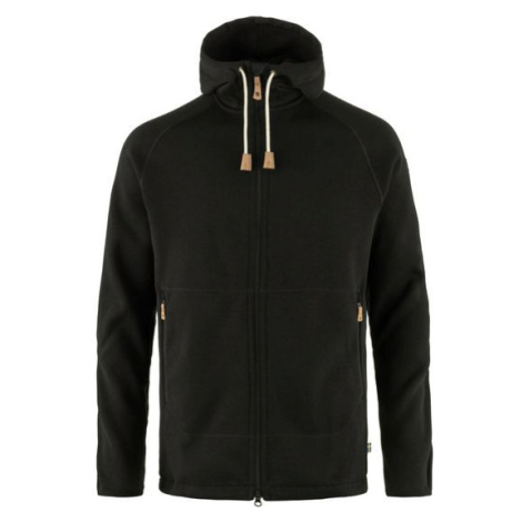 Fjällräven Övik Fleece Hoodie Barva BLACK