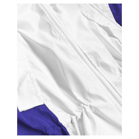 Bílo/světle modrá dámská bunda větrovka (YR1966) ZAC&ZOE