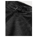 Černá kožešinová bunda se stojáčkem (GSQ2228)