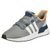 ADIDAS ORIGINALS Tenisky 'U_Path Run' antracitová / nefritová / oranžová