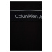 Dívčí šaty Calvin Klein Jeans černá barva, midi