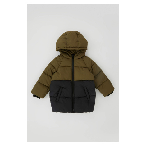 DEFACTO Boy Fleece Lined Water Repellent Puffer Jacket