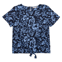 Only KOGLINO S/S KNOT TOP CP PTM Modrá