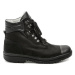 Arno Livex 410-1 černá nubuk pánská kotníčková nadměrná obuv Černá