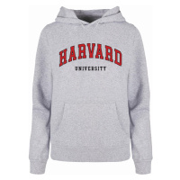 Merchcode / Ladies Harvard University - Script Hoody heather grey