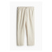 H & M - Kalhoty Regular Fit - bílá