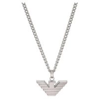 Emporio Armani Moderní ocelový náhrdelník s logem EGS2916040