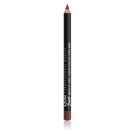 NYX Professional Makeup Suede Matte  Lip Liner matná tužka na rty odstín 55 Cold Brew 1 g