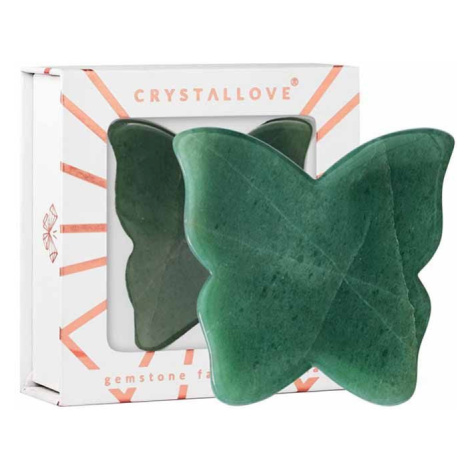 Crystallove Butterfly Aventurine Gua Sha Masážní Válec 1 kus