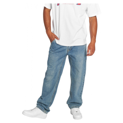 Dangerous DNGRS kalhoty pánské Loose Fit L:32 Jeans Brother in blue