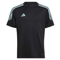 adidas TIRO 23 JERSEY Juniorský fotbalový dres, černá, velikost