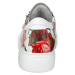 Tenisky s módním květinovým potiskem Gabor Bílá/Multicolor