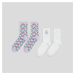 Sinsay - Sada 2 párů ponožek - Vícebarevná