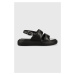 Kožené sandály Vagabond Shoemakers BLENDA dámské, černá barva, na platformě, 5519.501.20