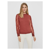 Hnědá halenka VERO MODA Monal