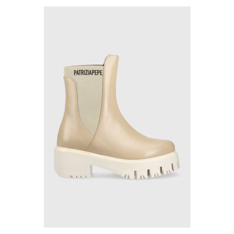 Béžové dámské chelsea boots