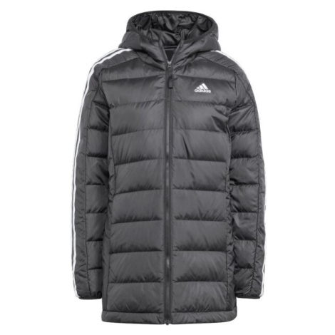 adidas 3-STRIPES JACKET Dámský kabát, černá, velikost
