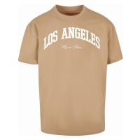 Mister Tee / L.A. College Oversize Tee unionbeige