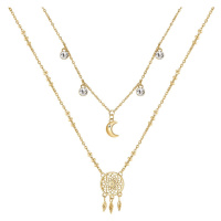 Brosway Okouzlující pozlacený náhrdelník Lapač snů Chakra BHKN067
