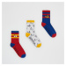 Reserved - Sada 3 párů ponožek Harry Potter - Tmavomodrá